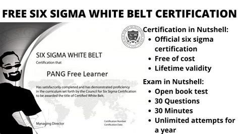 Best Of asq lean six sigma white belt certification How to get six sigma green belt ...