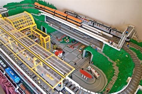 LEGO Train Track Layouts | Lego trains, Lego train tracks, Lego worlds