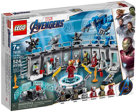 Nouveauté LEGO Marvel 76167 Iron Man Armory : une petite extension pour le Hall of Armor ...