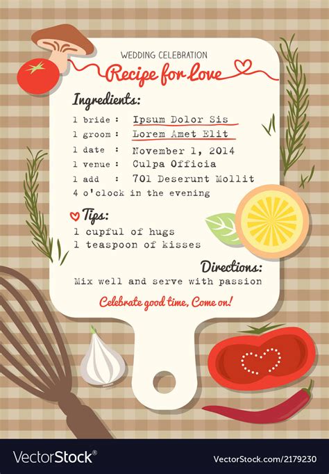 Recipe Card Design Template – Card Template