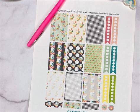 How to Make Planner Stickers - Semigloss Design