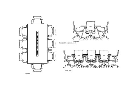 Conference Table Cad Block Elevation | Brokeasshome.com