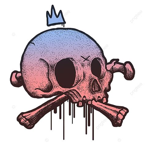 Skull Graffiti Hd Transparent, Skull Graffiti, Art, Skull, Illustration PNG Image For Free Download