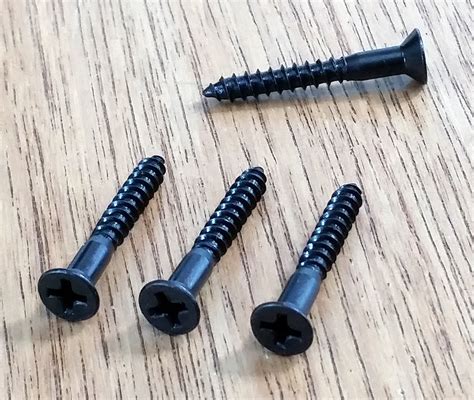 Black Rustic Wood Screws | Wild West Hardware