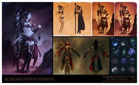 ArtStation - Diablo 3 Wizard Concept Art