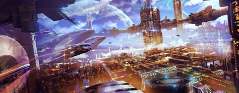 Scifi Futuristic City 4k Wallpaper,HD Artist Wallpapers,4k Wallpapers ...