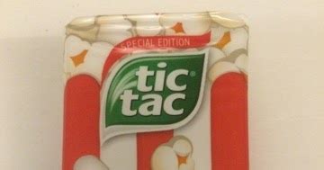 A Review A Day: Today's Review: Tic Tac Popcorn