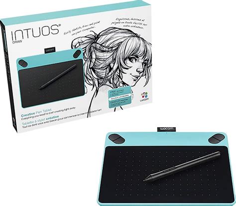 Questions and Answers: Wacom Intuos Draw Small Pen Tablet Mint Blue CTL490DB - Best Buy