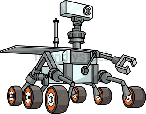 Curiosity Mars Rover Clip Art