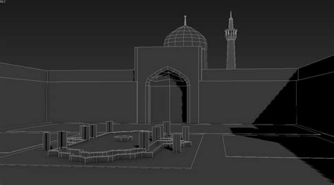 3D model Imam Reza Shrine VR / AR / low-poly | CGTrader