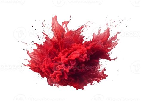 Red smoke, Blast color effect in png 23495026 PNG