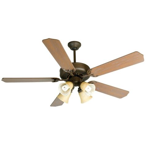 Craftmade Pro Builder 52 in. Indoor Ceiling Fan with Pointed Blades and 4 Lights - Walmart.com ...