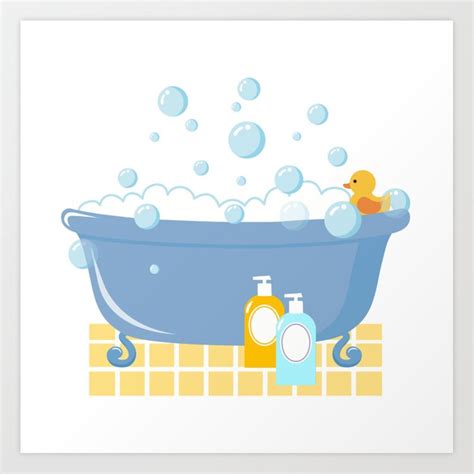 bathtub with bubbles clipart - Clip Art Library