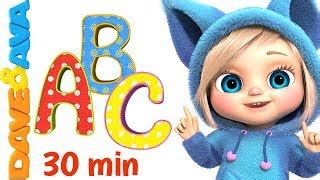 Alphabet Train | Nursery Rhymes | ABC Song from Dave and Ava - Videos For Kids