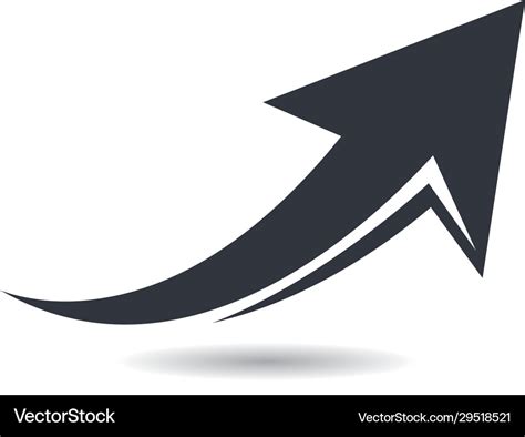 Arrow logo template icon Royalty Free Vector Image