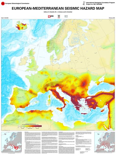 Seismic Map Of Europe - United States Map