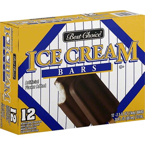 Best Choice Ice Cream Bars 12 ea | Sandwiches & Bars | Edwards Food Giant