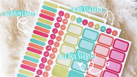 Create Your Own Planner Stickers | Planning Inspired