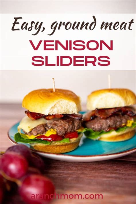 Venison Sliders - A Ranch Mom