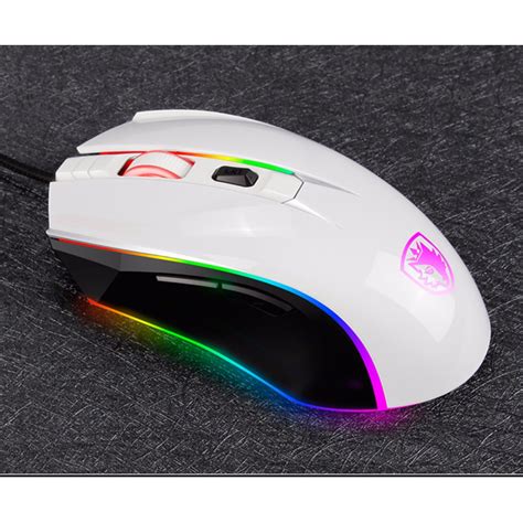 Original SADES RGB mechanical gaming mouse (white edition), Electronics, Computer Parts ...