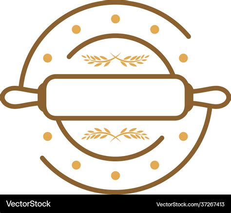 Bakery logo design creative Royalty Free Vector Image