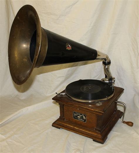 Bargain John's Antiques » Blog Archive Antique Oak Victor Record Player ...