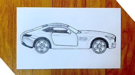 Cars Drawings In Pencil For Kids