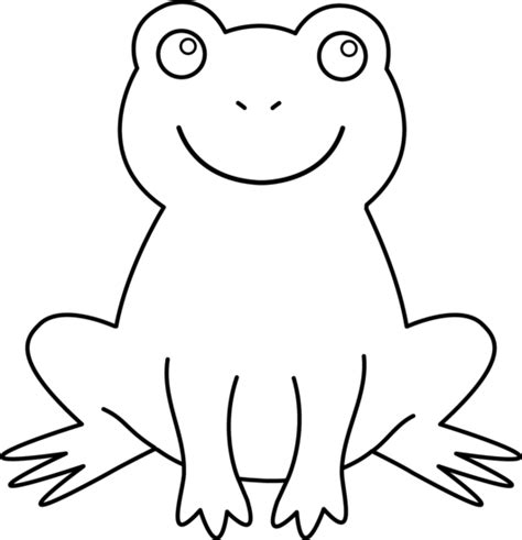 Outline Of Frog - ClipArt Best