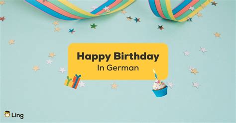 21+ Ways To Wish Happy Birthday In German - ling-app.com