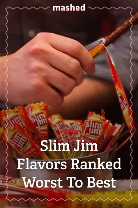 Slim Jim Flavors Ranked Worst To Best - Mashed en 2024