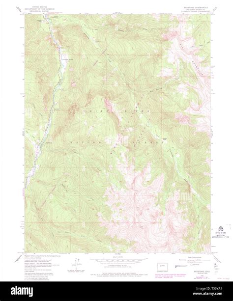 Map of redstone colorado Cut Out Stock Images & Pictures - Alamy