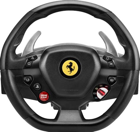 Thrustmaster T80 Ferrari 488 GTB Edition Racing Wheel for PlayStation 4 and Windows Black ...