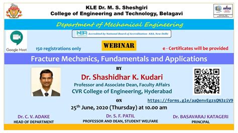 Fracture Mechanics, Fundamentals and Applications - KLE Technological University