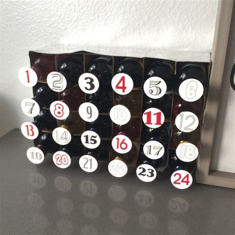 Wine Advent Calendar DIY