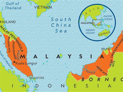 Malay Peninsula Map