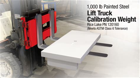 ASTM Class 6 Lift-truck Scale Calibration Weights