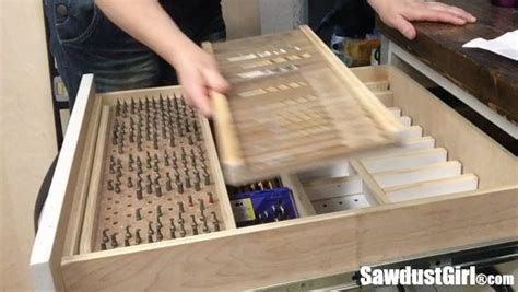 Drill Bit Storage Tray - Sawdust Girl®