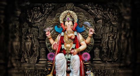 Ganesha, Lord Ganesha wallpaper #Artistic #Drawings #1080P #wallpaper #hdwallpaper #desktop ...