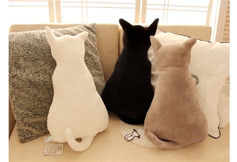 Cute Cat Throw Pillow Back Cushion Pillow - FeelGift