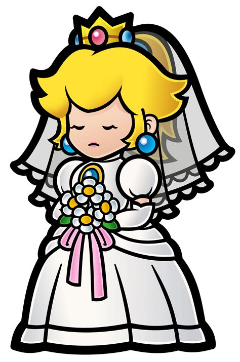 Wedding Peach - Super Paper Mario by Fawfulthegreat64 on DeviantArt