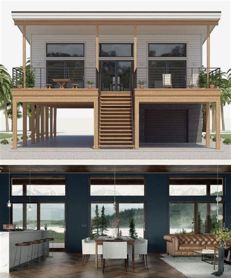 What a wonderful space! Stilt House Plans, New House Plans, House On ...