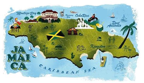 Mapa de jamaica – Artofit