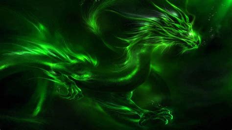 Green Dragons Wallpaper