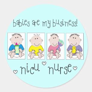 Pediatric Nurse Stickers | Zazzle