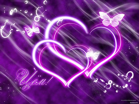 Purple Hearts Backgrounds (52+ pictures) - WallpaperSet