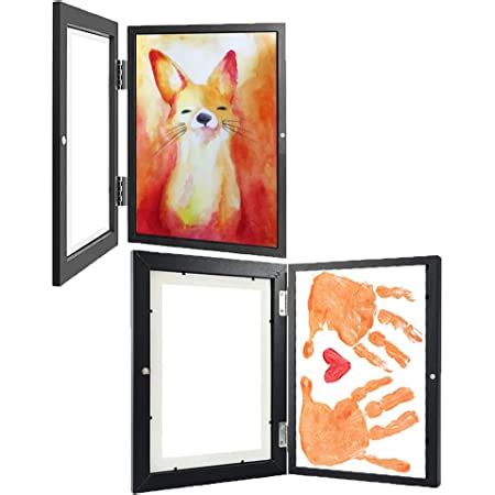 Amazon.com: 2 Packs Kids Art Frames 10x12.5 - Kids Artwork Frames Changeable Front Opening ...