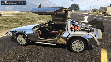 GTA 5: Back to the Future Delorean Time Travel - (GTA 5 Back to the Future Mod) - YouTube