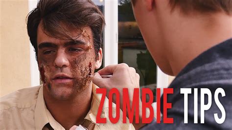 Filming Zombies - Makeup tutorial, Tips and Tricks! - YouTube