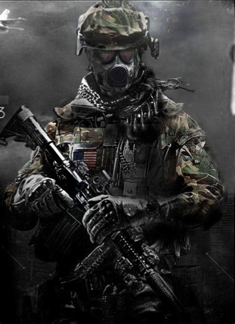 Gas Mask Soldier Wallpaper