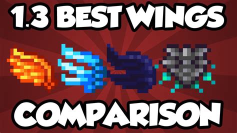 NEW Terraria 1.3 Wings - FULL WING COMPARISON OF NEW WINGS! - Best ...